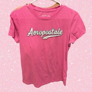 PINK LETTER Aeropostale BABY TEE